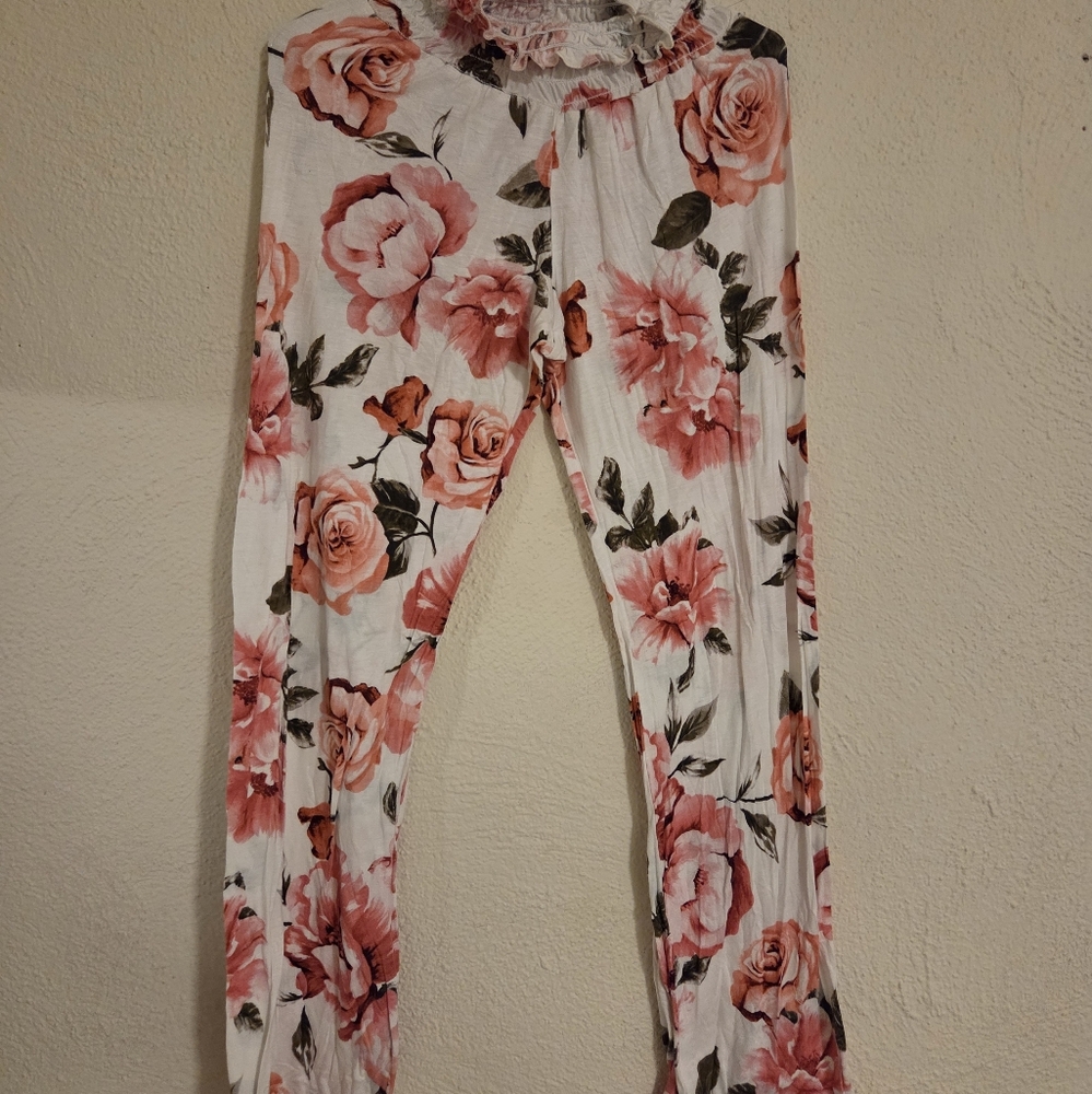 Floral Print Pants